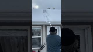 Snow Roof Removal  Snowpeeler Link httpsamznto3KFQFLQ [upl. by Atniuqal]