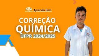 Resolução QUÍMICA  UFPR 2025 [upl. by Xineohp]