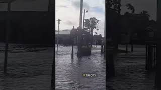 Video shows flooding in Naples FL from Hurricane Helene [upl. by Ahsineb]