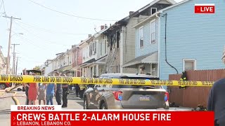 Fatima Moien  Breaking News at Noon Lebanon fire leaves one dead  WHPTV  CBS21 09132024 [upl. by Faustus]