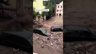 TORRENTIAL RAIN AND FLOODING IN FRANCE fallbrookhoustonnews [upl. by Allemaj408]