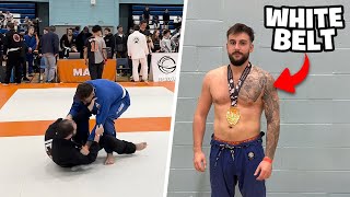 A Jiu Jitsu Beginners White Belt Competition [upl. by Oruhtra]