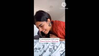 Rj Karishma New funny video 😂😂  Conversation With Your fiance before marriage 😂😜 [upl. by Joed]