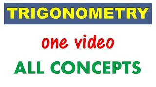 All concepts of Trigonometry for SSC CGL Tier 1 and Tier 2 [upl. by Sirrep]