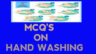 MCQS ON HAND WASHING TECHNIQUE  MCQS ON HAND WASHING STEPS  MCQS ON HAND HYGIENE QUIZ [upl. by Ittocs]