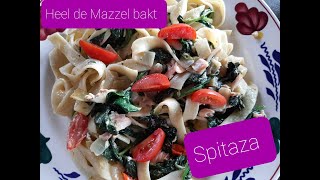 Recept 7 Tagliatelle met zalm en spinazie [upl. by Destinee643]