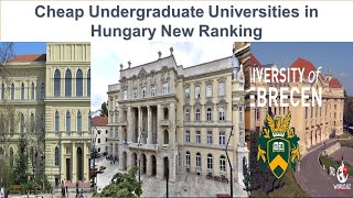 Cheap Undergraduate Universities In Hungary New Ranking [upl. by Colfin]