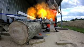 Custom attachment for Granberg Chainsaw Mill STIHL MS460 Failure Pt3 [upl. by Reinhard]