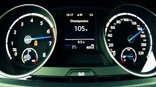 VW GOLF 7 R Acceleration 0230 kmh Beschleunigung Autobahn Full Throttle 4 Motion TFSI DSG [upl. by Linet549]