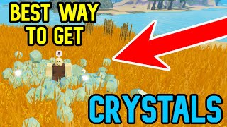 BEST AND FASTEST WAY TO GET CRYSTALS IN BOOGA BOOGA REBORN [upl. by Siocnarf]