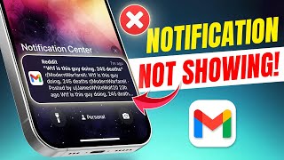 How to Fix Gmail App Notification Not Showing for New Emails on iPhone [upl. by Soloman]