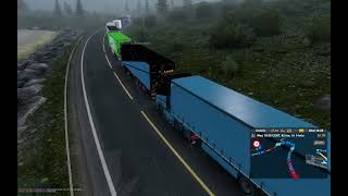 the worst traffic jam ever in ets2 truckersmp kirkenes quarry road [upl. by Frierson]