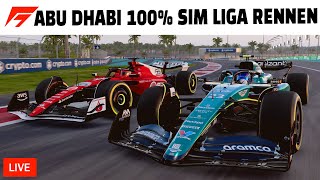 F1 23 SIM Online Liga Finale 58 Runden beim Abu Dhabi Grand Prix [upl. by Ahsak]