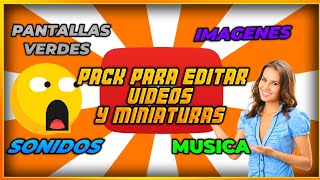 MEGAPACK DE EDICION PARA YOUTUBE 2023 MEDIAFIRE [upl. by Areis554]