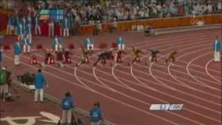 Beijing 2008 Usain Bolt 969 Shatters 100m World Record in Olympics final  Gold Medal [upl. by Rebmak651]