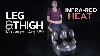 Leg amp Thigh Massager  ARG 360  Upper Part MultiAngle Adjustable with Heating painrelieftherapy [upl. by Janey477]