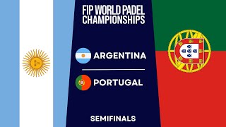 SEMIFINAL  ARGENTINA VS PORTUGAL  FIP WORLD PADEL CHAMPIONSHIPS 2024  Highlights ALL MATCHES [upl. by Oal]