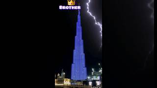 BURJ KHALIFA ON PAPA🦁 FLAG🎯 burjkahlifa trending viralshort [upl. by Mitzl917]