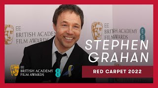 Stephen Graham brings the entire family along to the BAFTAs  EE BAFTAs 2022 Red Carpet [upl. by Cam466]