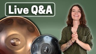 How to Play Handpan  Questions Answered LIVE [upl. by Niasuh]