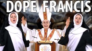 RAP NEWS  Pope Francis Raps the 10 Commandments [upl. by Amein]