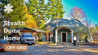 Builds Quonset bunkers for a living Lives in Dome Home in the woods [upl. by Slaohcin]