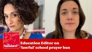 Video Katharine Birbalsingh Headteacher’s prayer ban ‘lawful’ The Standard podcast [upl. by Odelet]