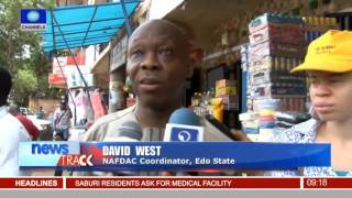 NAFDAC Raids Wine Shops Markets In Benin [upl. by Spears]