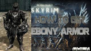 Skyrim Walkthrough  How to get Ebony ArmorEbony Ingots Fast [upl. by Ramaj372]