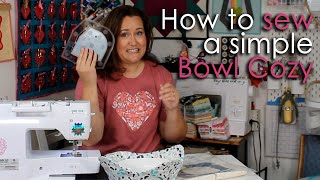 Make a Bowl Cozy with the Creative Grids Bowl Cozy Template [upl. by Shantha]