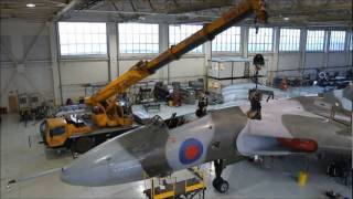 XH558 Winter Service Ejection Seat ReInstallation [upl. by Sivatco24]