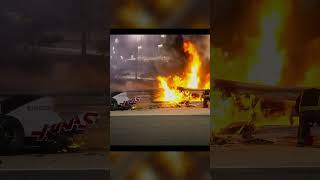 Grosjean Crash edit formula1 f1 grosjean crash edits bahrain haas [upl. by Anum744]