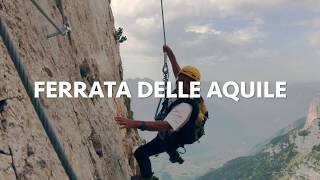 FERRATA DELLE AQUILE  NOVITA 2019 [upl. by Gunning595]