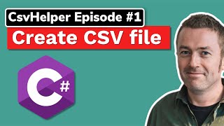 Create CSV file in C the EASY way  CsvHelper Tutorial [upl. by Nairrot407]