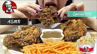 ASMR BEST KFC SPECIAL 10K SURPRISE HONEY CAKE Eating Show MUKBANG  Extreme Crunchy Eating Sound [upl. by Neilla98]