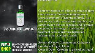 Pure Essential Oil  Camphor Essential Oil Malaysia [upl. by Prior473]