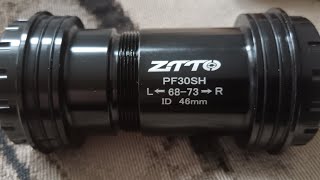 ztto press fit to threaded bottom bracket ztto aliexpress bikemodification [upl. by Hars]