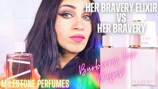 بديل عطر بربري هير الكسيرBURBERRY HER VS BURBERRY HER ELIXIR عطر HER BRAVERY VS BRAVERY HER ELIXIR [upl. by Aynom365]