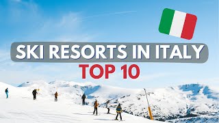 Top 10 Skiing Destinations in Italy  202223 [upl. by Jarrell]