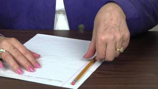 How to hold Pencil and Paper for Left handers [upl. by Opal625]