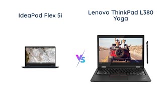 Lenovo 2in1 Laptops Compared  IdeaPad Flex 5i vs ThinkPad L380 Yoga [upl. by Zaslow748]