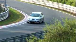 SEAT Leon Ecomotive 16 TDI  Nurburgring Review [upl. by Norym]