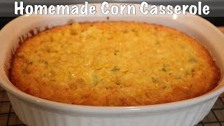 How to Make Corn Casserole  Corn Pudding from SCRATCH ❌ No Muffin Mix [upl. by Gun]