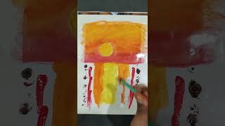 painting for beginners  painting for beginners with poster colours  acrylic [upl. by Sinegra]