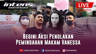 Suasana Aksi Penolakan Pembongkaran Makam Vanessa Angel Di Taman Makam Islam Malaka [upl. by Ahsrop]