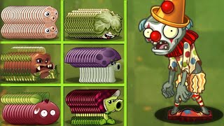 35 Carnie Conehead VS All Plants Max Level Use Power Up  Who Will Win  Pvz2 Challenge [upl. by Yazbak]