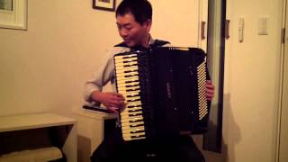 DScarlatti Sonata K159 on Accordion [upl. by Edylc910]