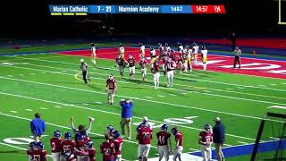 Marmion Cadets vs Marian Catholic  Homecoming Game [upl. by Sneve]