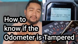 How to know if the Odometer is Tampered [upl. by Tamis823]