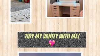 Tidy my vanity with me organisation plus Shein haul [upl. by Ahto]